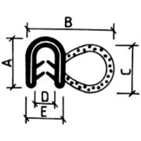 EPDM ReunasuojanauhaT1000